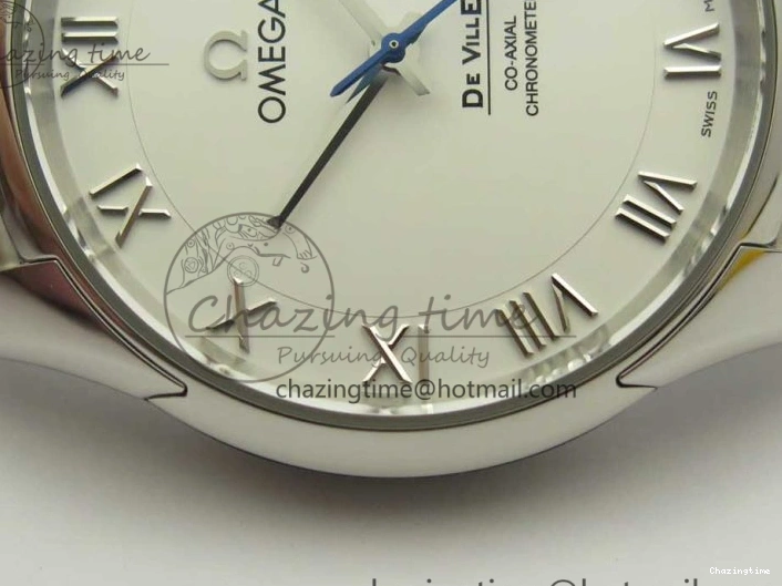 0315 De Ville Hour Vision 41mm SS VSF 1:1 Best Edition White Dial on SS Bracelet A8500 Super Clone Casual 7946